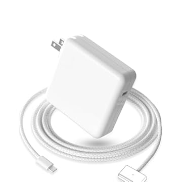 Carregador Pro de reposição para Mac Book Pro, adaptador de alimentação USB C 87W compatível com 13/15 polegadas após 2016, para Mac Book Air After 2018, funciona com USB C 87W 61W
