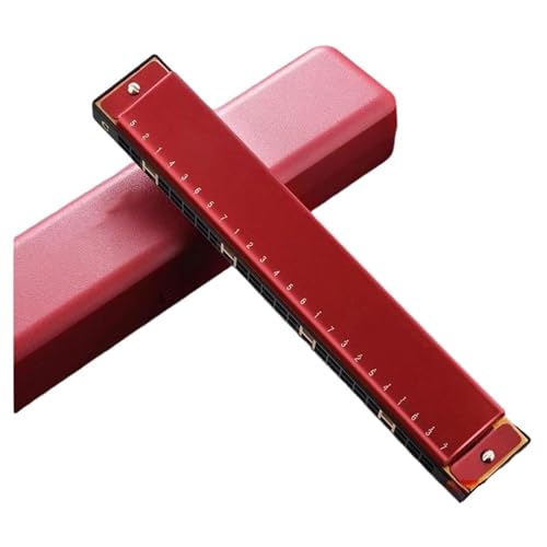 �n�[���j�J 24�� 28�� �v���d�l �_�u���� C���W���[ �E�F�C�g�t�� ��l ���S��(24-hole polyphonic c tone red)
