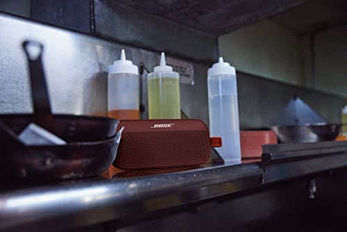 Image of Bose SoundLink Flex Bluetooth Portable Speaker, Wireless Waterproof Speaker for Outdoor Travel -Carmine Red (Renewed)