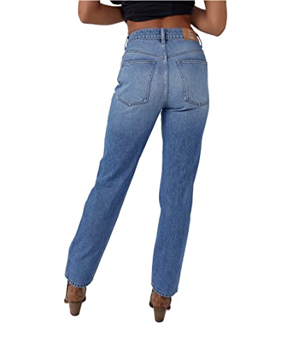 Free People Pacifica Straight Leg Mid Blue 292