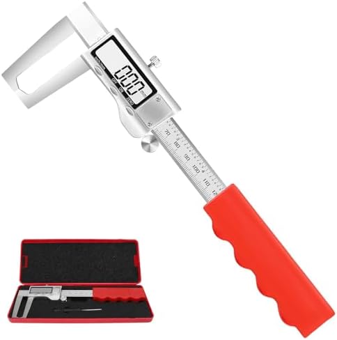 OKSTENCK Disc Brake Rotor Micrometer Calipers,Metal Disc Brake Digital Micrometer Caliper Measuring Tool,LCD Inch Metric Fractional Unit Screen,0-150mm High Accuracy Measuring Tool-Inch/Metric Convers