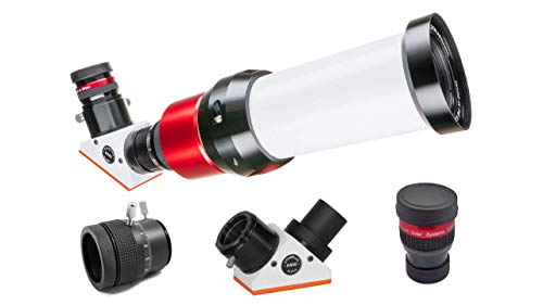 Lunt Solar Telescope 50mm H Alpha Ready-to-View - 4mm Solar Blocking Filter - Portable Travel Personal Solar Telescope, for Astronomy Beginners, Kids, Adults, Professional Small Solar Telescope