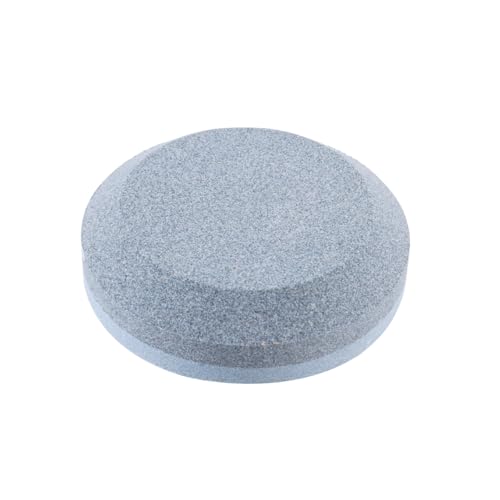 Teron 2-in-1 slijpsteen, 120 / 240 grit, draagbare ronde slijper Puck voor messen Hatchet Tuingereedschap Keukenmessen Beitelassen