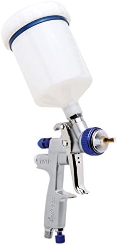Eastwood Concours Pro HVLP Paint Gun 1.3Mm No-Corrosion Steel Construction Low CFM 600CC Cup White