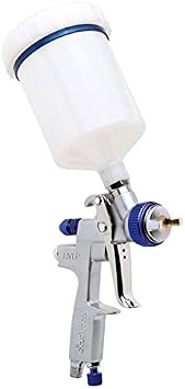 Eastwood Concours Pro HVLP Paint Gun 1.3Mm No-Corrosion Steel Construction Low CFM 600CC Cup White