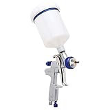 Eastwood Concours Pro HVLP Paint Gun 1.3Mm No-Corrosion Steel Construction Low CFM 600CC Cup
