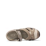 DREAM PAIRS Damskie sandały sportowe na świeżym powietrzu,Size 38.5,Beżowy,181103