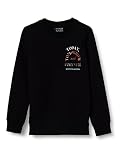 scotch shrunk outlet online  Scotch & Soda Shrunk Regular-Fit Subtle Artwork Sweatshirt In Organic Cotton Sudadera, Black 0008, 16 para Niños