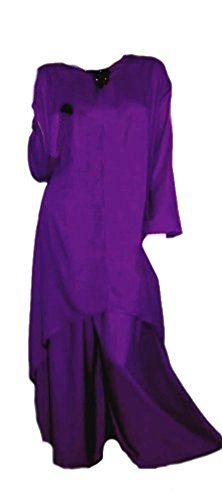 Vestido de verano para mujer morado holgado que evita el calor estival