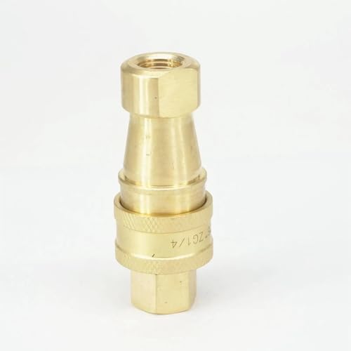 Coupleur déconnexion rapide laiton 1/4 évite les fuites d'eau sur nettoyeur 5000 PSI