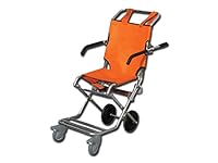 GiMa 34058 Rollstuhl, Orange/Chrom