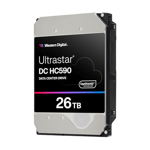 WD Ultrastar DC HC590 0F65672 Disque dur Centre de données chiffré 26 To interne 3.5 SATA 6Gb/ 7200 toursmin mémoire tampon : 512 Mo TCG Encryption - vue 2
