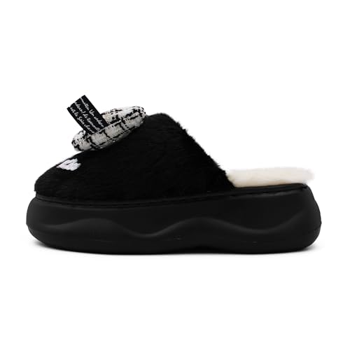Image of VRITRAZ Women's Comfort Slip On Closed Toe Warm Winter with Cute Design print House Clog Indoor Slipper