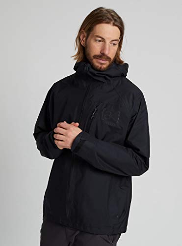 Burton   Chaqueta de esquí y nieve AK Gore tex Surgence True Black para hombre, talla S, color negro, Negro