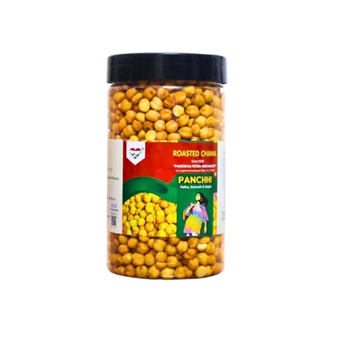 Image of Panchi Roasted Chana Namkeen (300g Pack of 1) Crispy and Nutritious Spiced Snack Perfect for Healthy Munching and Guilt-Free Indulgence Spicy Tangy and Tasty Indian Snack