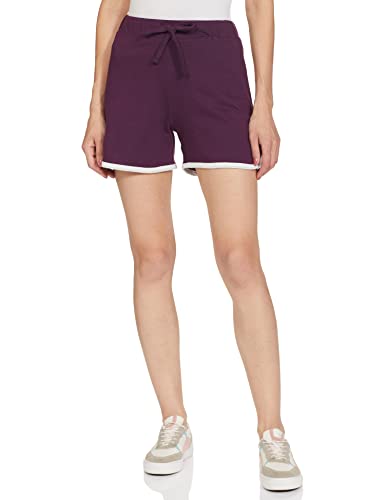 Image of Amazon Brand - Symbol Women's Cotton Blend Regular Fit Lounge Shorts (Pack of 2)