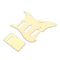 Good for protective the guitar Precisely Hand Made Exact Screw Fit with countersunk mounting holes and correct bevel edges guitar pickguard Material: PVC plastic material