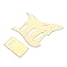 Alnicov Guitar Pickguardï¼ŒGuitar Back Plateï¼Œ11 Hole SSSï¼ŒFor Fender Standard Strat Guitar Replacement