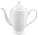 Lieferumfang: 1x Kaffeekanne Villeroy & Boch 10-4392-0070 Gray Pearl Kaffeekanne, Porzellan