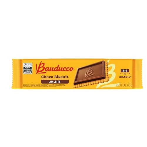 ChocoBiscuit Chocolate ao Leite Bauducco 80g