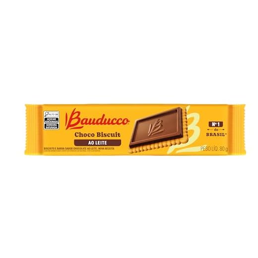 ChocoBiscuit Chocolate ao Leite Bauducco 80g