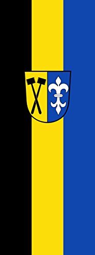 Drapeau portrait Metten M vertical de 400x150cm grand pavillon extérieur de 6m²