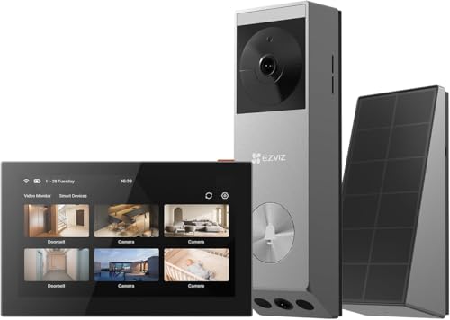 EZVIZ EP3x Kabellose Türklingel mit Smartem Bildschirm SD7, 2K & 2MP – Ansicht 1