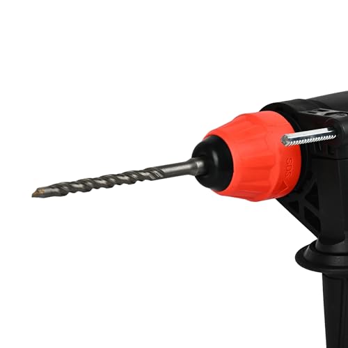 Image of MAXTRA Professional Grade Power Rotary Hammer Drill, 26 mm, 1600W, 3 Modes, with Drill Bits and Carrying Case