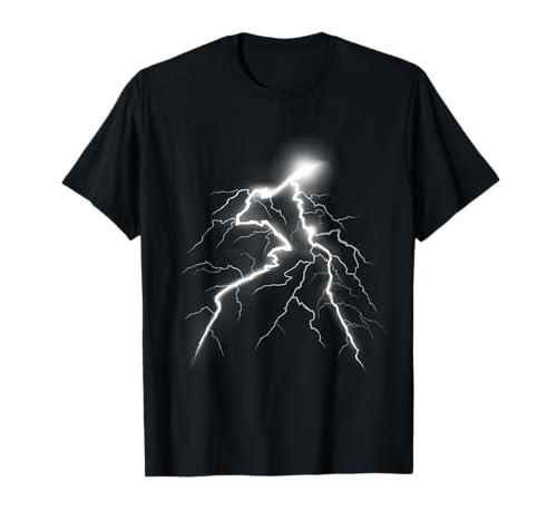 Lightning Shirt with a Lightning Bolt Shirt Graphic Design T-Shirt