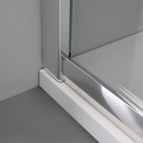 Miniatura 9 de Kiamami Valentina - Ducha 70x120 Con Apertura En Esquina, Transparente, Estructura De Aluminio Giada