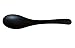 Lucky Star Melamine Plastic Spoons Melamine Soup Serving Mixing Desert Spoon Utensil, 7-3/4