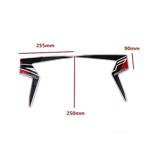 Autocollants carénage étanches CRF250L scratch pad réservoir