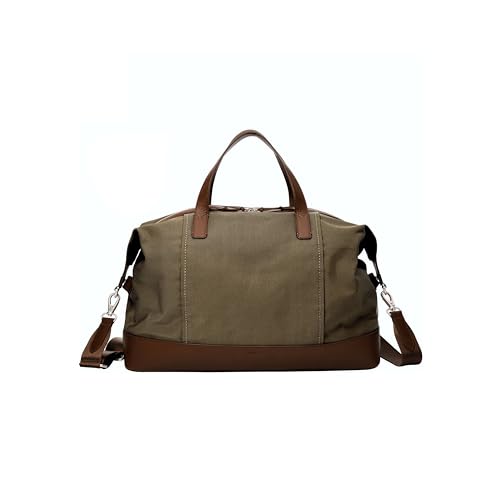Bolsa duffle para hombre de tela caqui Fossil Raeford MBG9606147