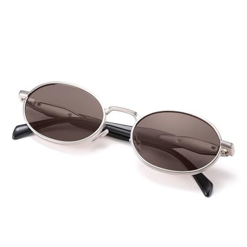 Retro Oval Sunglasses for Women - Trendy Sun Glasses Designer Inspired Classic Shades