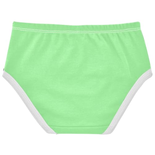 Joisal Girls Underwear Toddlers 2t Cotton Girl Panties Cute Colorful Kids Briefs Undies Pale Green2