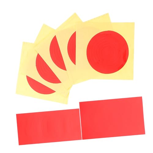 NUOBESTY 7 Sheets Waterproof Reflective Pressure Gauge Stickers for Easy Identification Adhesive Pressure Gauge Labels for Home and Industrial Use