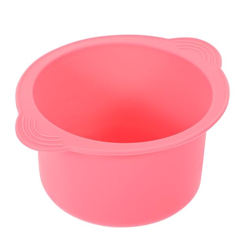 MAGICLULU Bol Chauffe-Cire Silicone 400 Ml Pot à Cire pour Appareil Épilation Résistant la Chaleur Usage Esthétique et Personnel