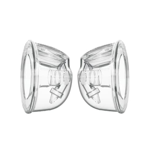 Image of Hands Free Collection Cups, in-Bra Breast Shield Kit, Sizes 24mm and 28mm Included, Pump Anytime Anywhere, Holds up to 8 oz, Pump not Included