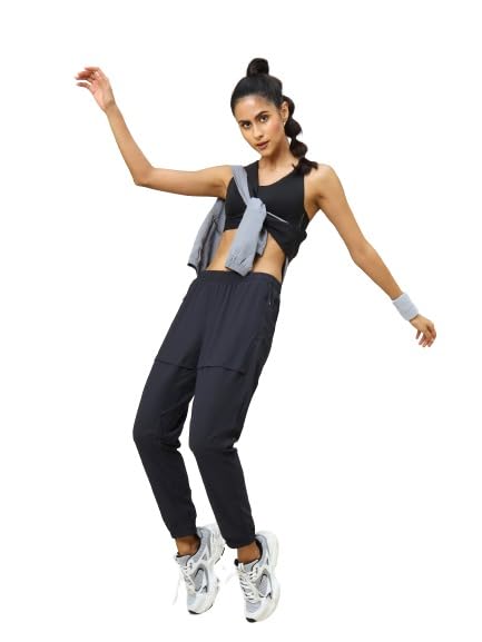 Image of TECHNOSPORT Women's Athletic Fit Mid Rise Track Pant
