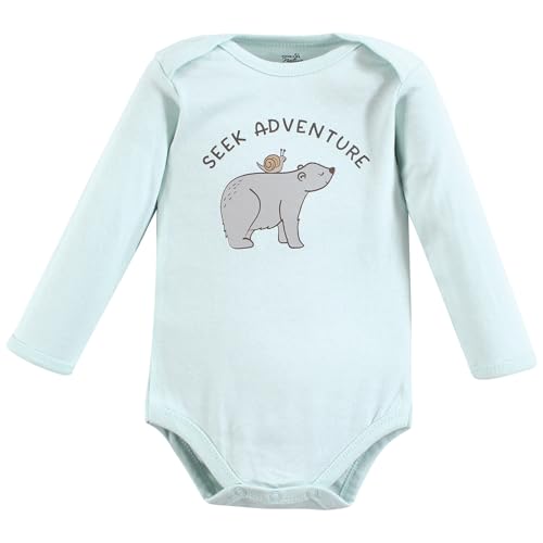 Touched by Nature Unisex Baby Organic Cotton Long-Sleeve Bodysuits4