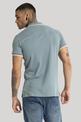 Image of SNITCH Bento Blue Plain Polo T-Shirts