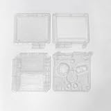 Hzxkqmil Replacement Full Shell Transparent Housing Case Cover with Buttons Screws Kit for Game Boy Advance SP GBA SP Console (Clear Sparkle) - Image 6