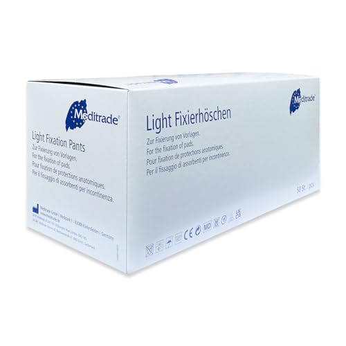 Saxomed 50x Inkontinenz Slip Damen Herren Netzhose waschbar Größe XL - Fixierhosen Unterwäsche bei Inkontinenz Blasenschwäche Kaiserschnitt Menstruation Wochenbett Unterwäsche