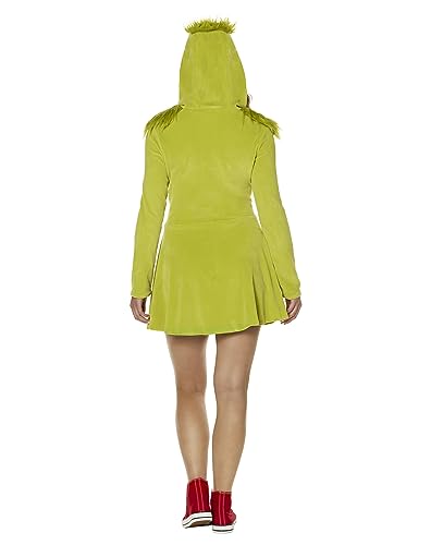 Spirit Halloween Dr. Seuss The Grinch Adult Grinch Hooded Dress Costume | Officially Licensed | The