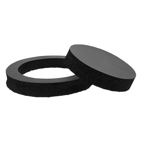 Garneck Anillos Espaciadores para Altavoces de Coche Autoadhesivos Kit de 2 Unidades de Espuma para Aislamiento Acústico Sellado y Reducción de Vibraciones para Altavoces de Puerta de