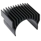 RC Crawlers Toys For HPI For Wltoys For Himoto For Tamiya For HSP 1/10 RC Car 540 545 550 3650 3660 3670 Motor Heat Sink Heatsink Without Fan Cooling(Black)