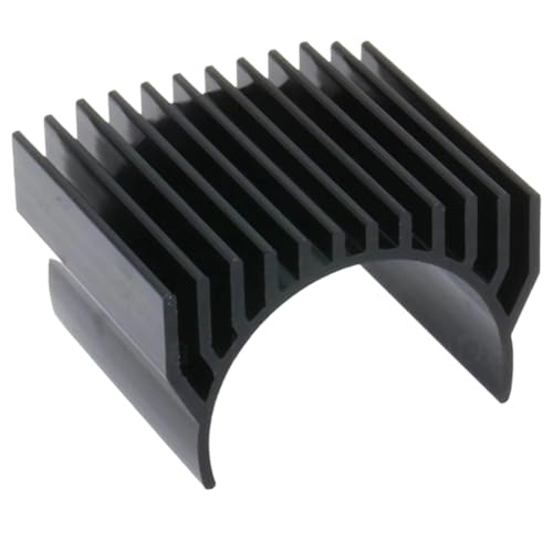 RC Crawlers Toys For HPI For Wltoys For Himoto For Tamiya For HSP 1/10 RC Car 540 545 550 3650 3660 3670 Motor Heat Sink Heatsink Without Fan Cooling(Black)