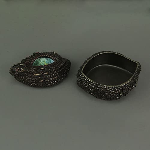 Veronese Design Antique Bronze Finish Thorny Dragon Eye Trinket/Stash Box #TOP2