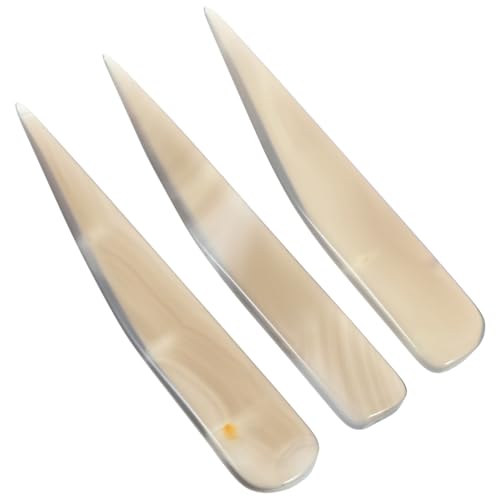 LIFKOME 3 piezas Herramientas de Pulido de Ágata Duraderas para Joyería para...