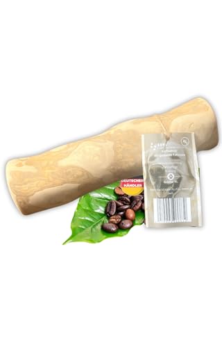 Zoys Kaffeeholz für Hunde Größe XL – Natürlicher Kauknochen – Unterstützt Zahnreinigung & beugt Zahnstein vor – Splitterfrei & koffeinfrei – Langlebiges Hundespielzeug für große Hunde